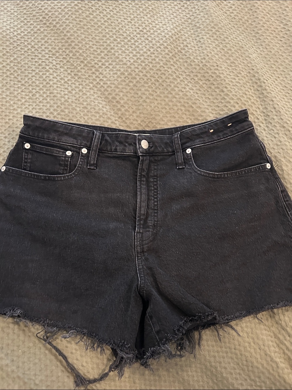 Women’s Madewell The Perfect Jean Short Black